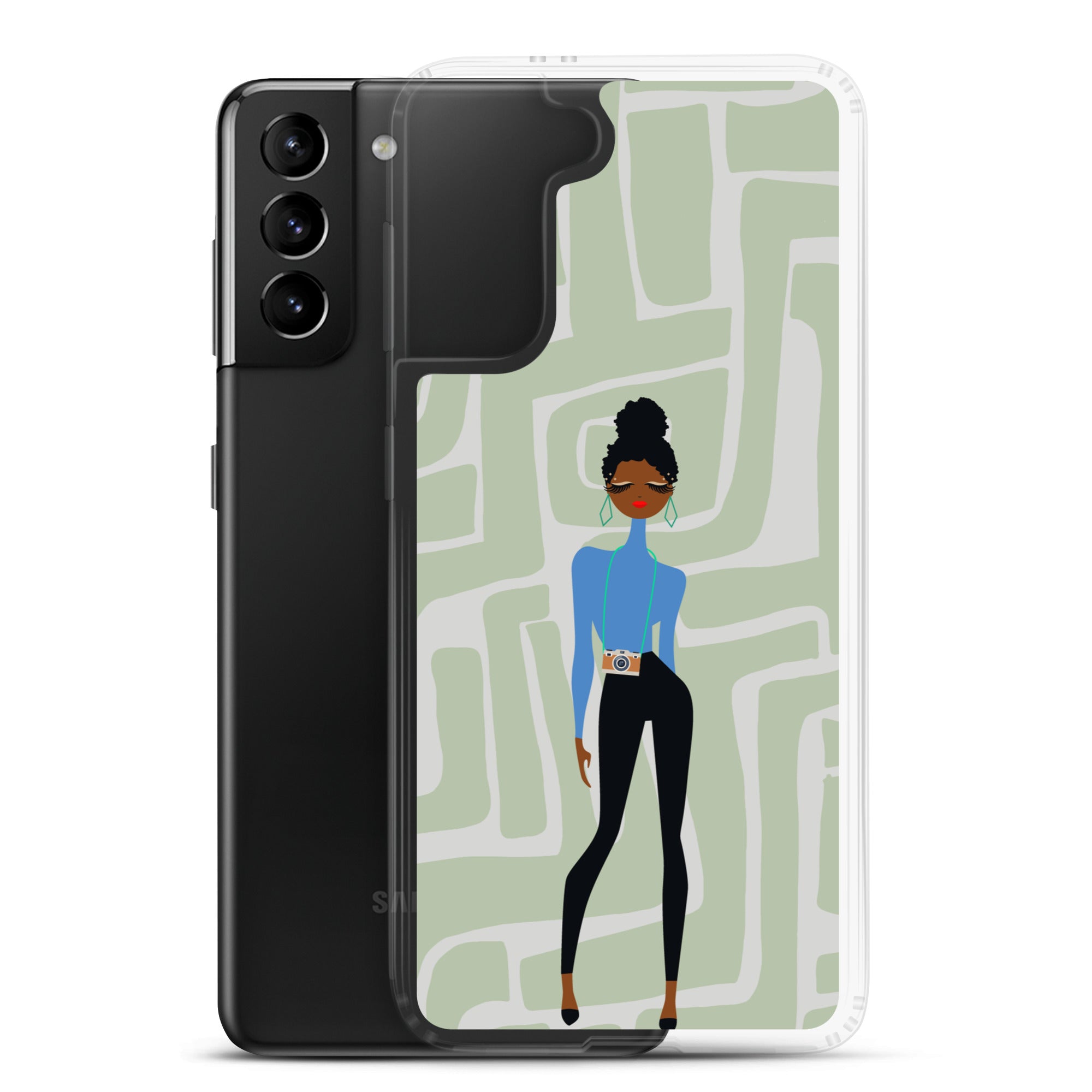 Bold Lashes Clear Case for Samsung®