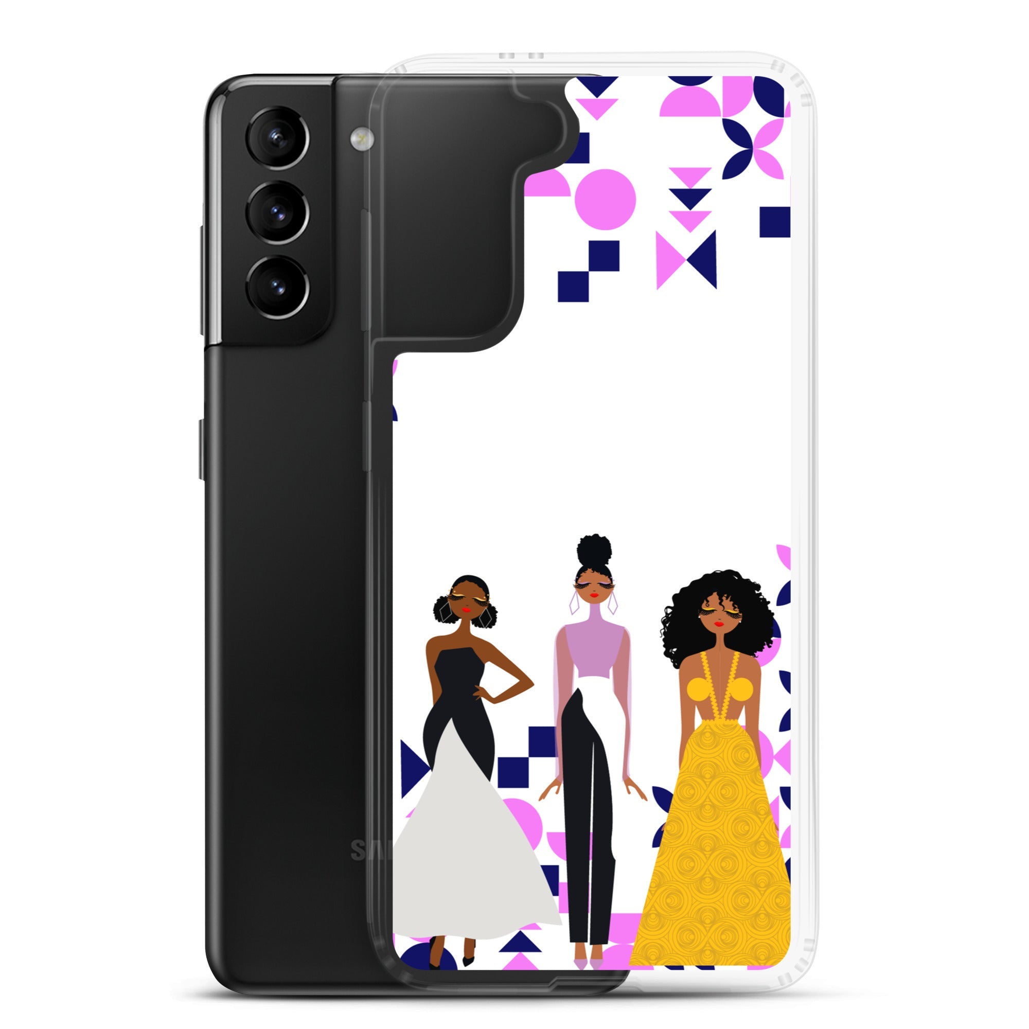 Triple Glamour Clear Case for Samsung®