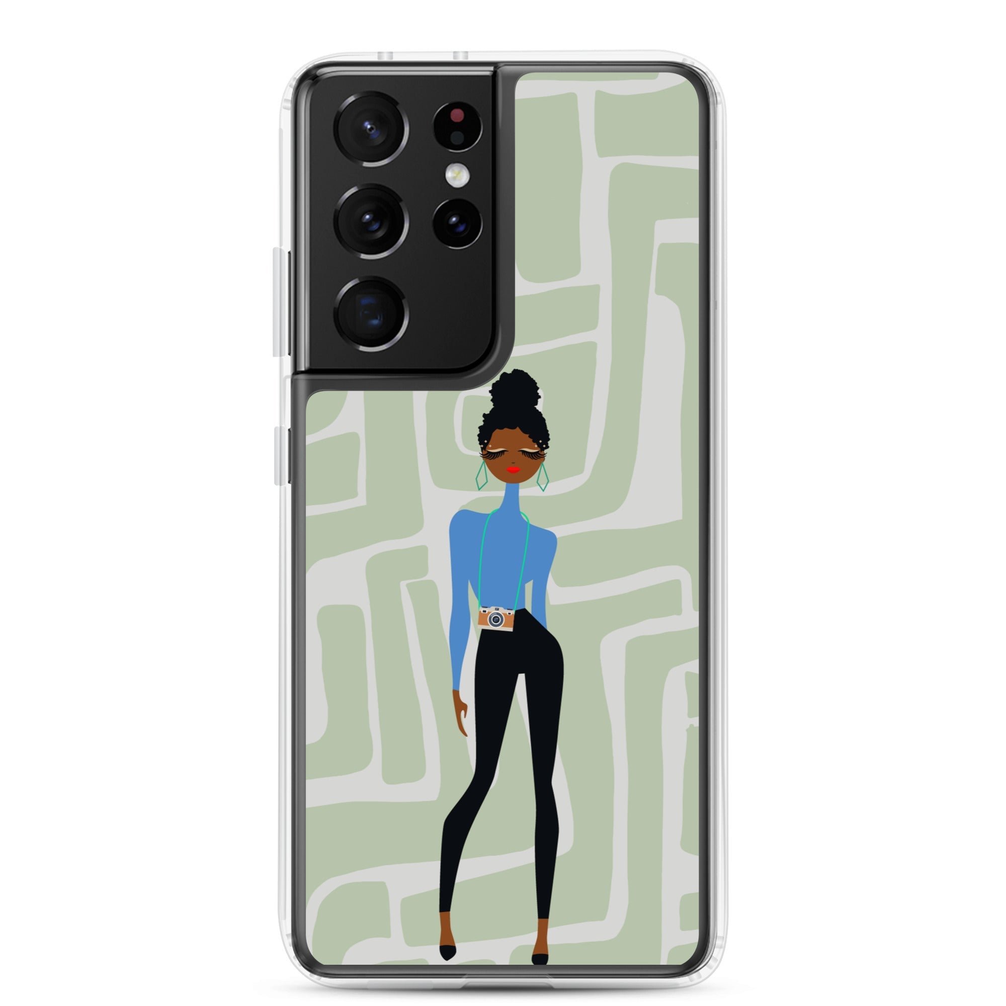 Bold Lashes Clear Case for Samsung®