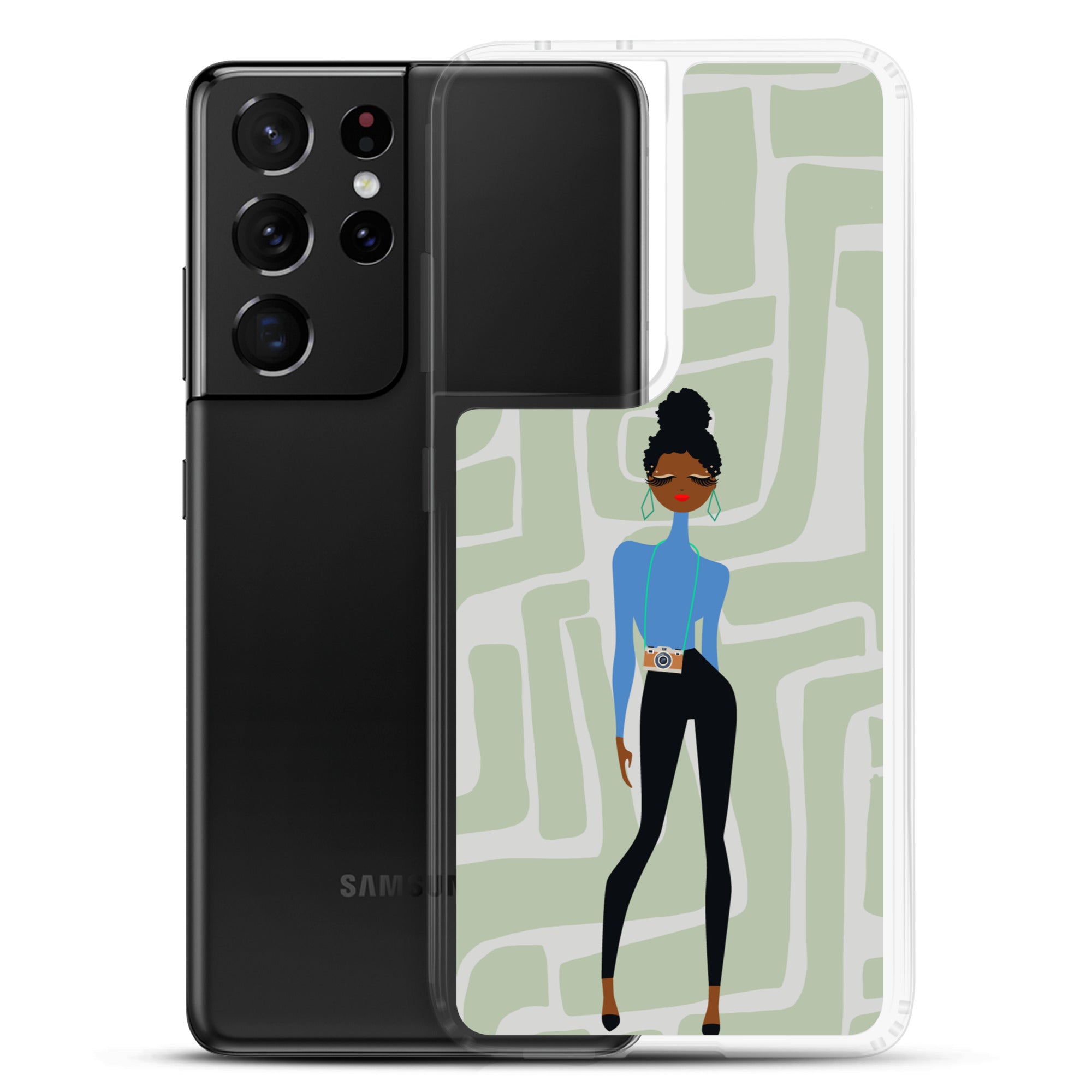 Bold Lashes Clear Case for Samsung®