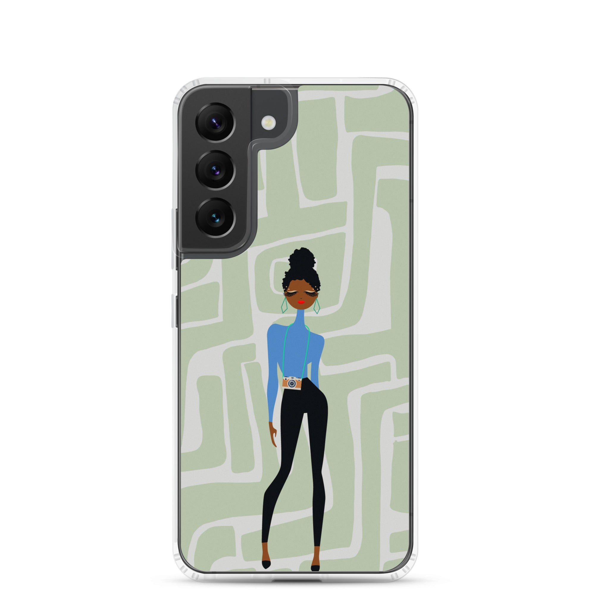 Bold Lashes Clear Case for Samsung®