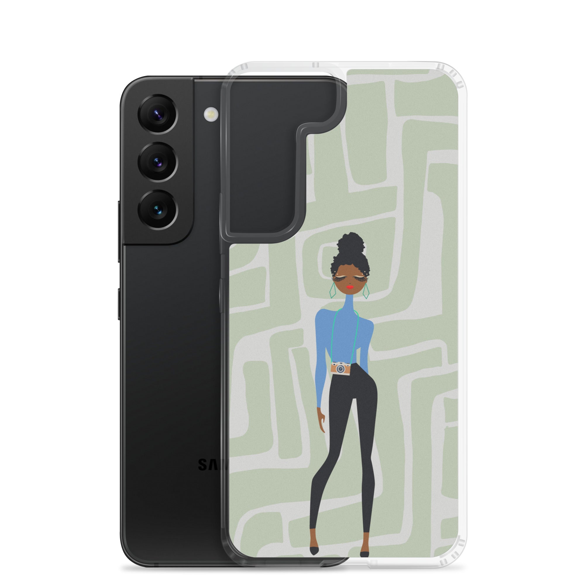 Bold Lashes Clear Case for Samsung®