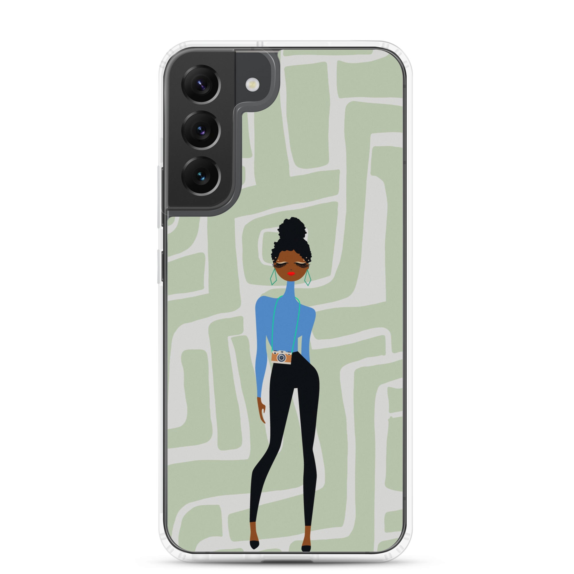 Bold Lashes Clear Case for Samsung®