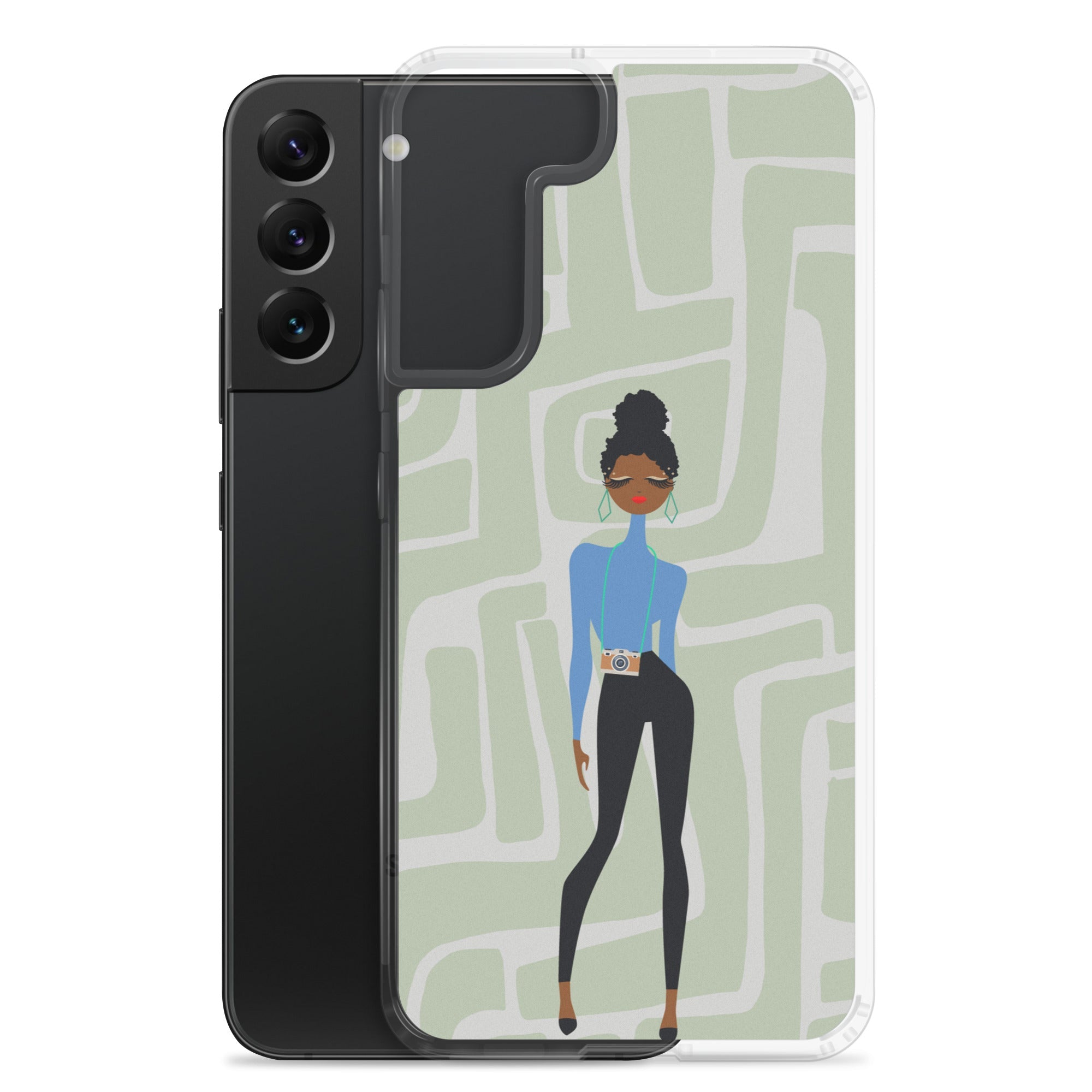 Bold Lashes Clear Case for Samsung®