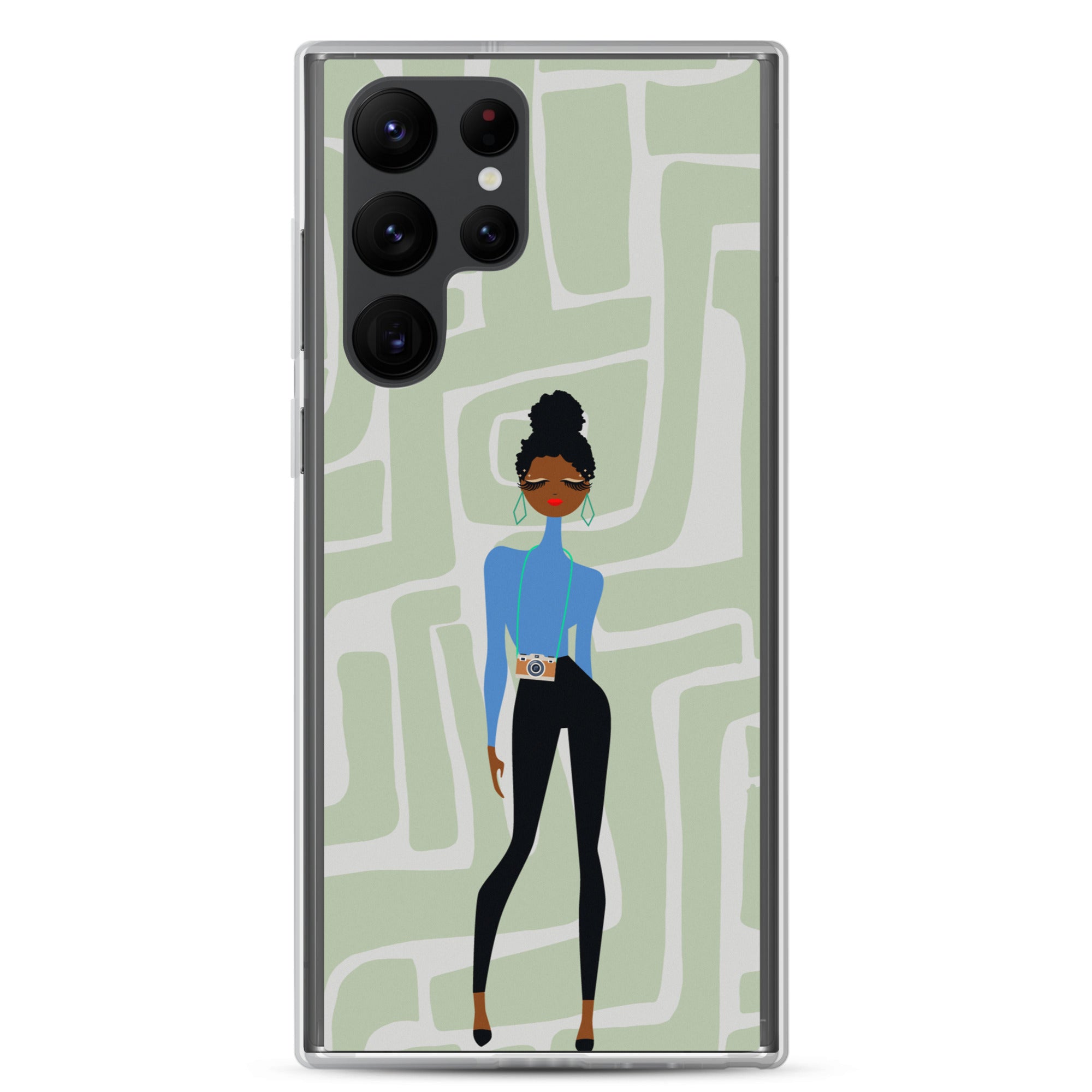 Bold Lashes Clear Case for Samsung®