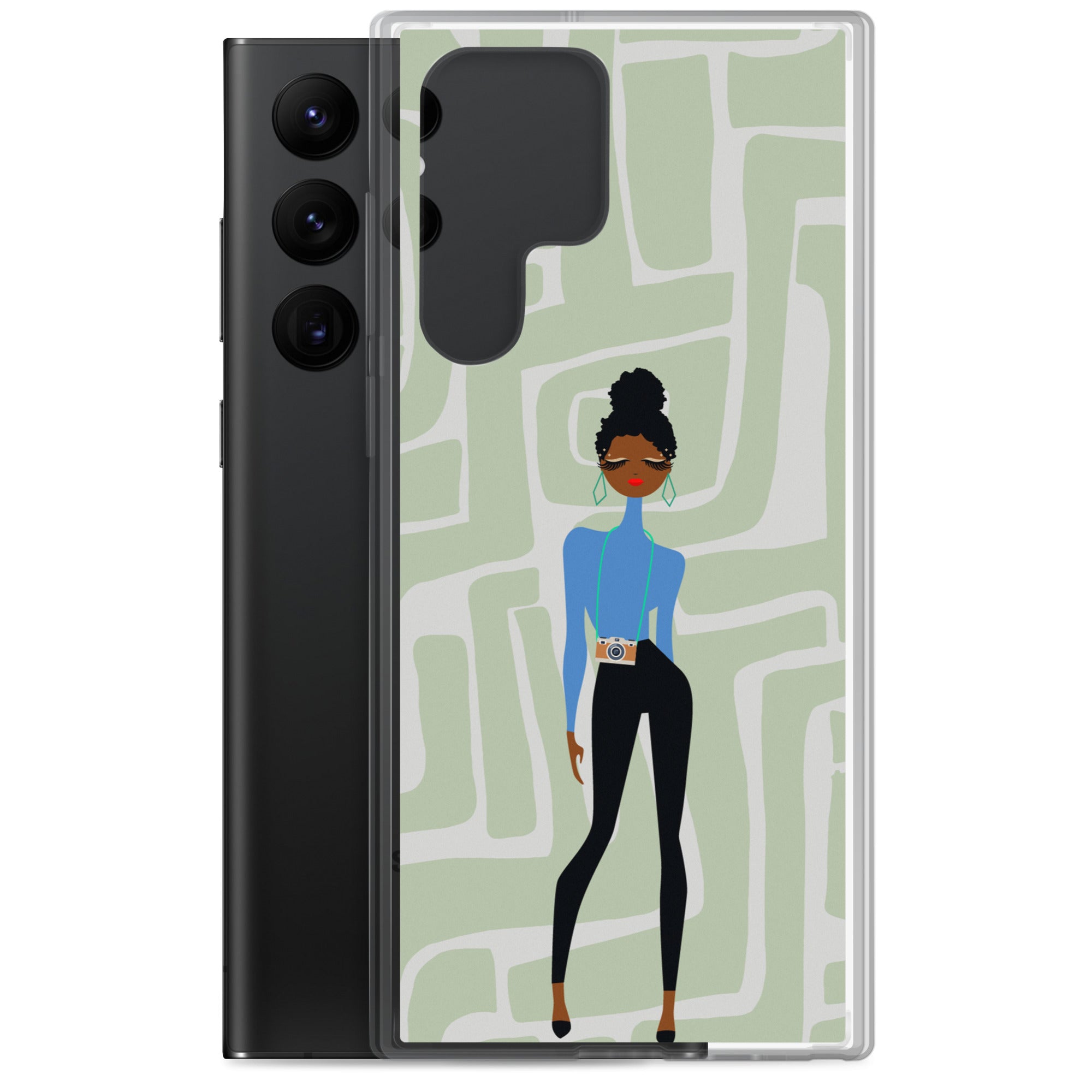 Bold Lashes Clear Case for Samsung®
