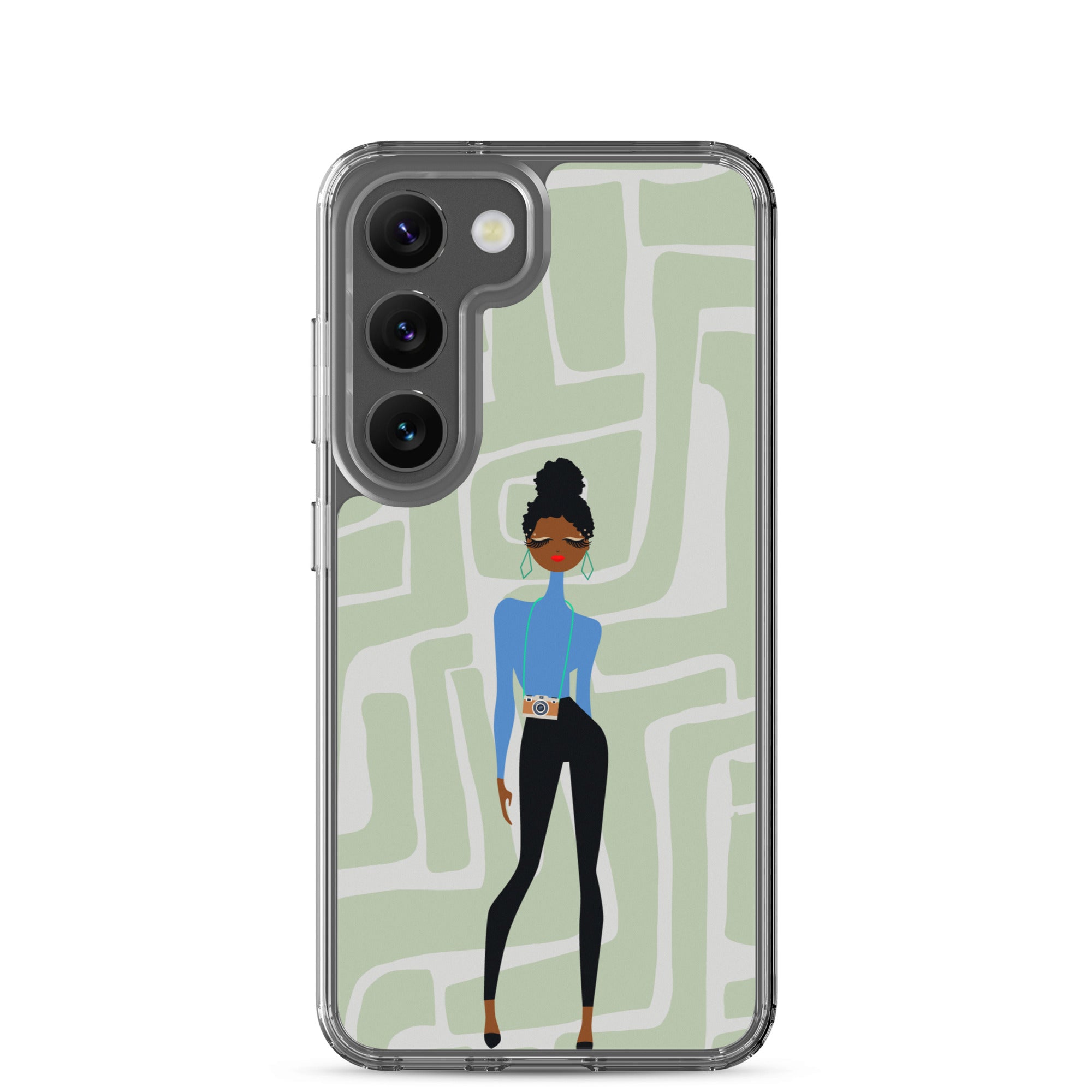 Bold Lashes Clear Case for Samsung®