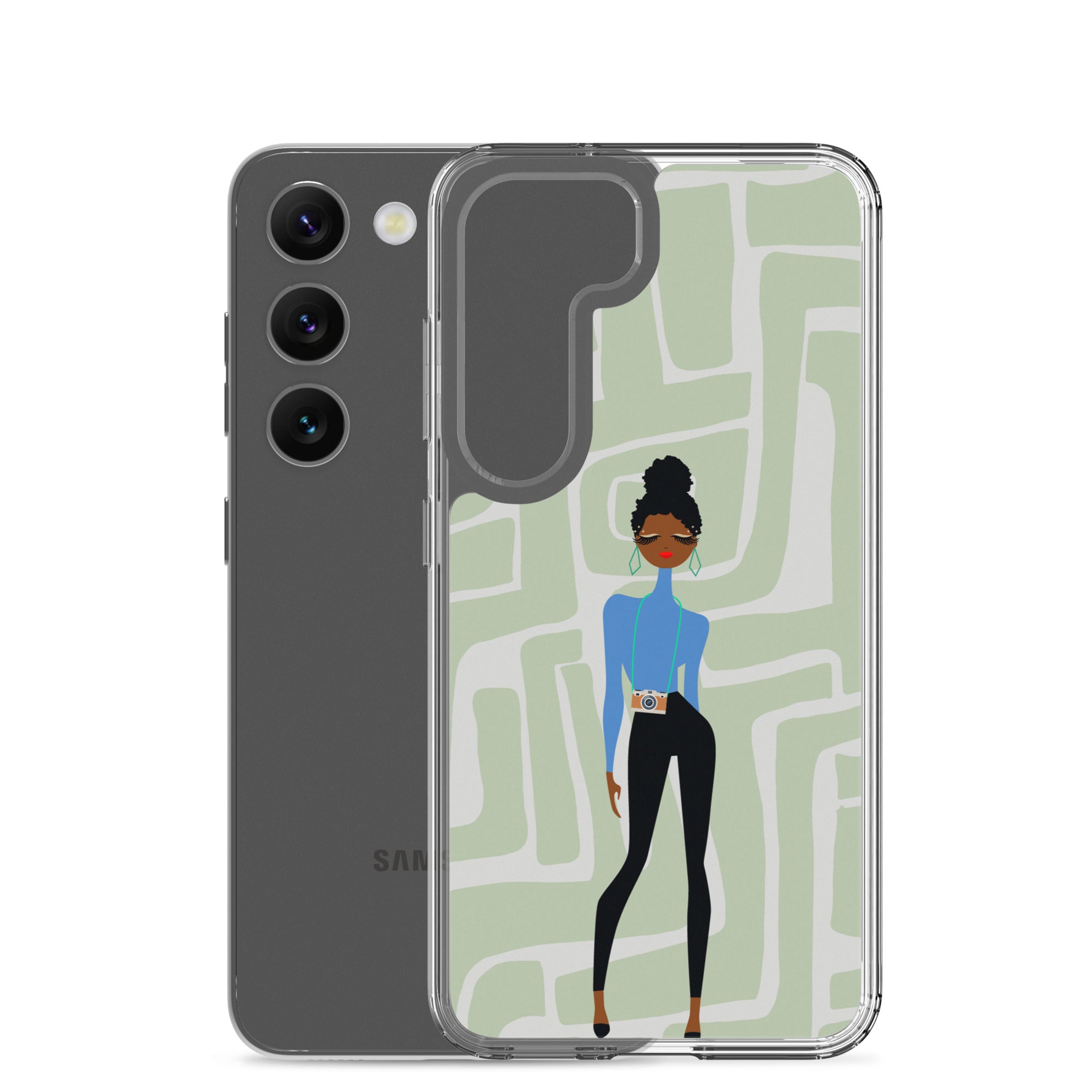 Bold Lashes Clear Case for Samsung®