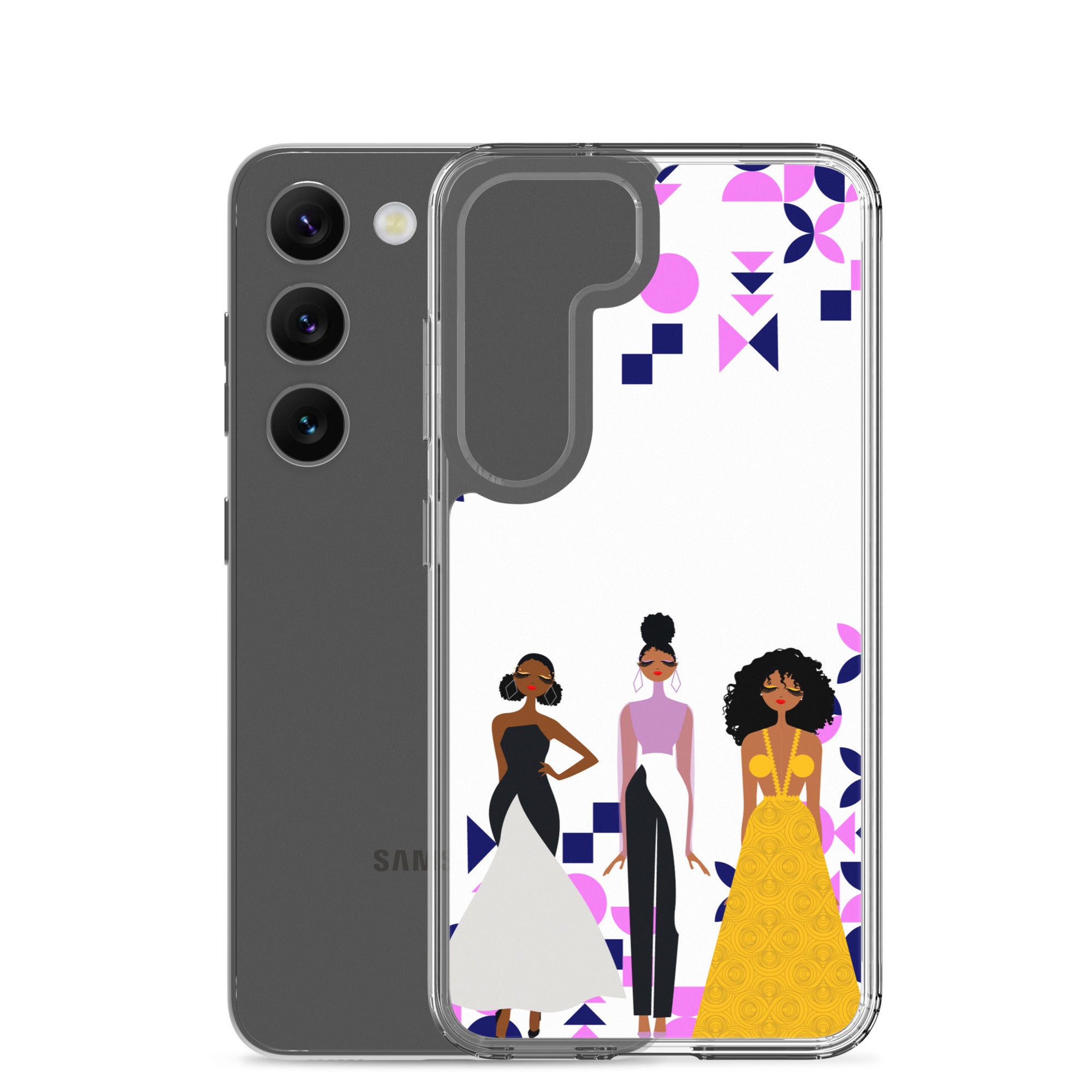Triple Glamour Clear Case for Samsung®