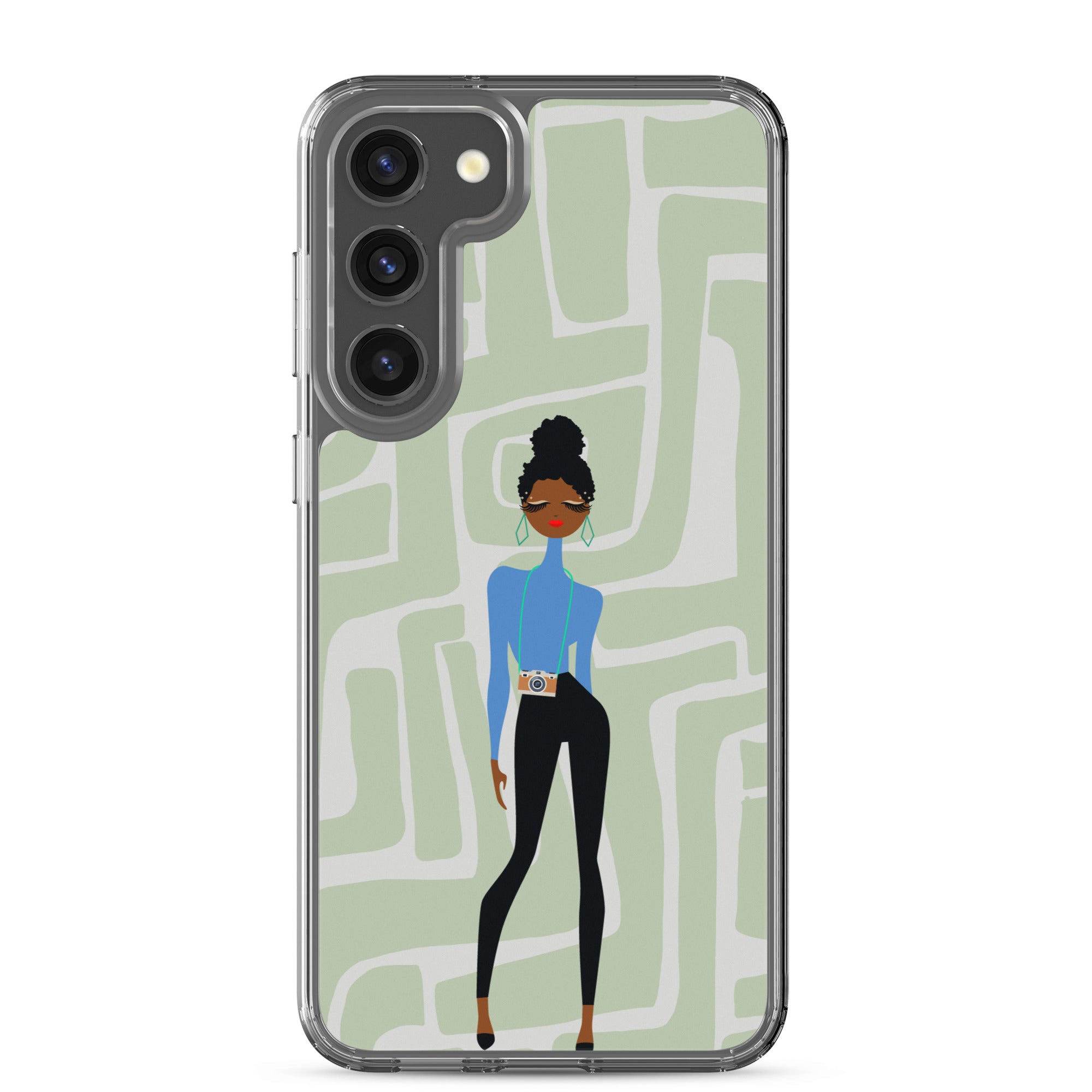 Bold Lashes Clear Case for Samsung®