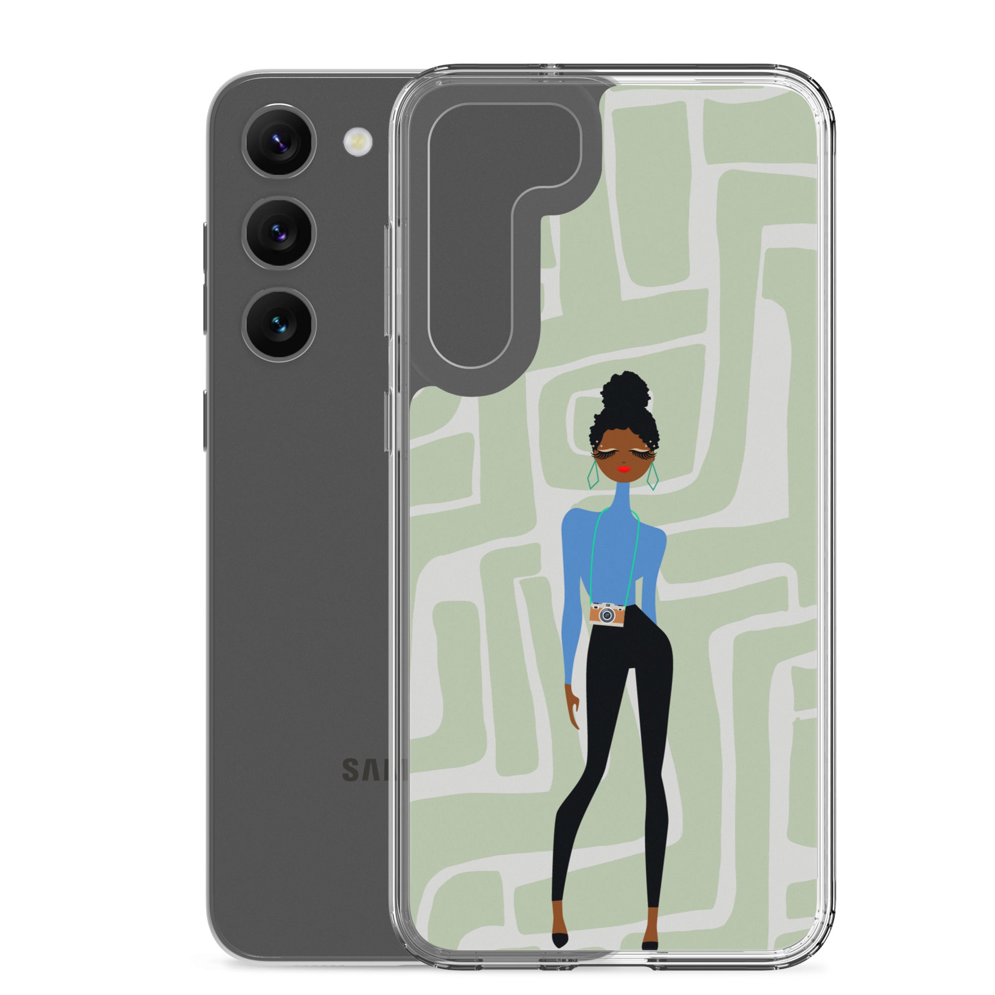 Bold Lashes Clear Case for Samsung®