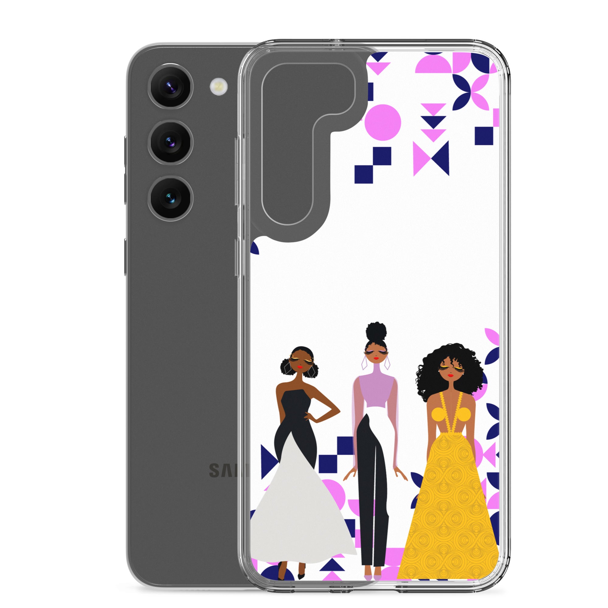 Triple Glamour Clear Case for Samsung®