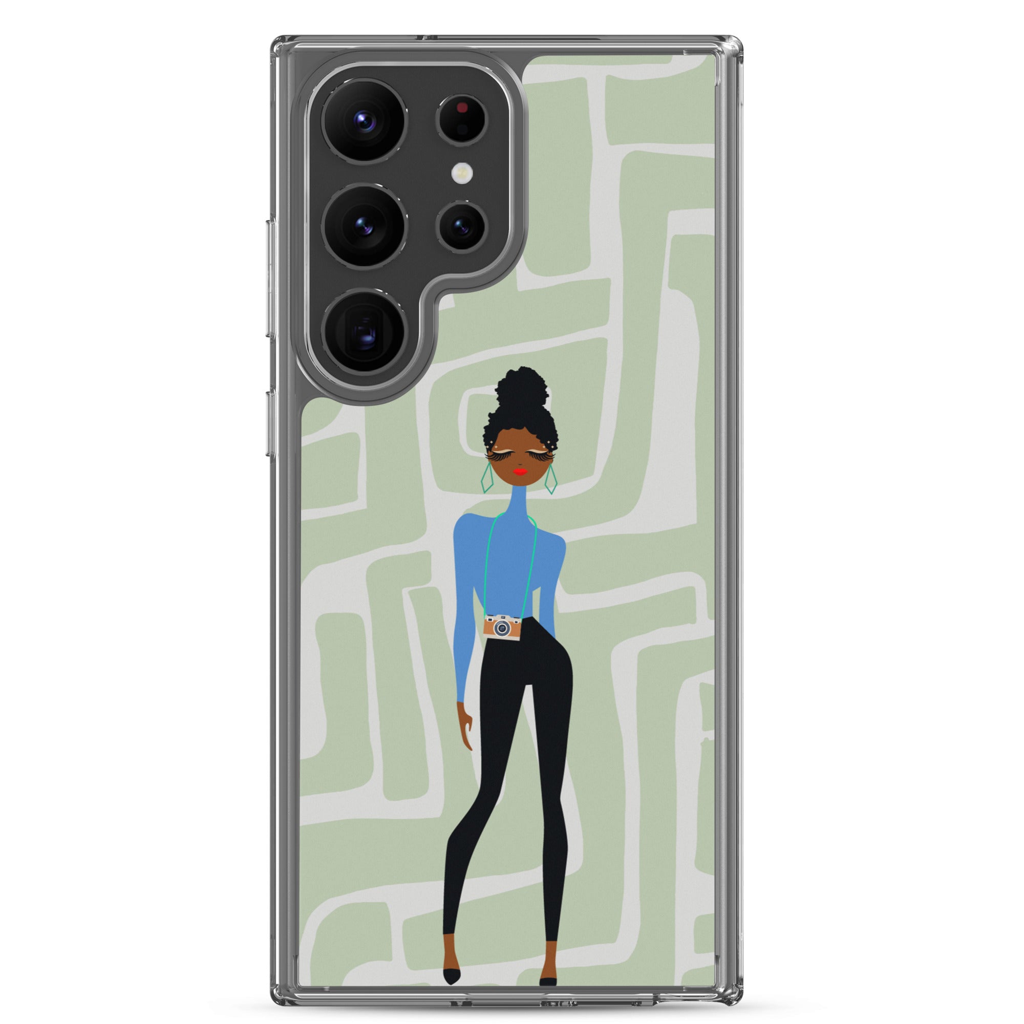 Bold Lashes Clear Case for Samsung®