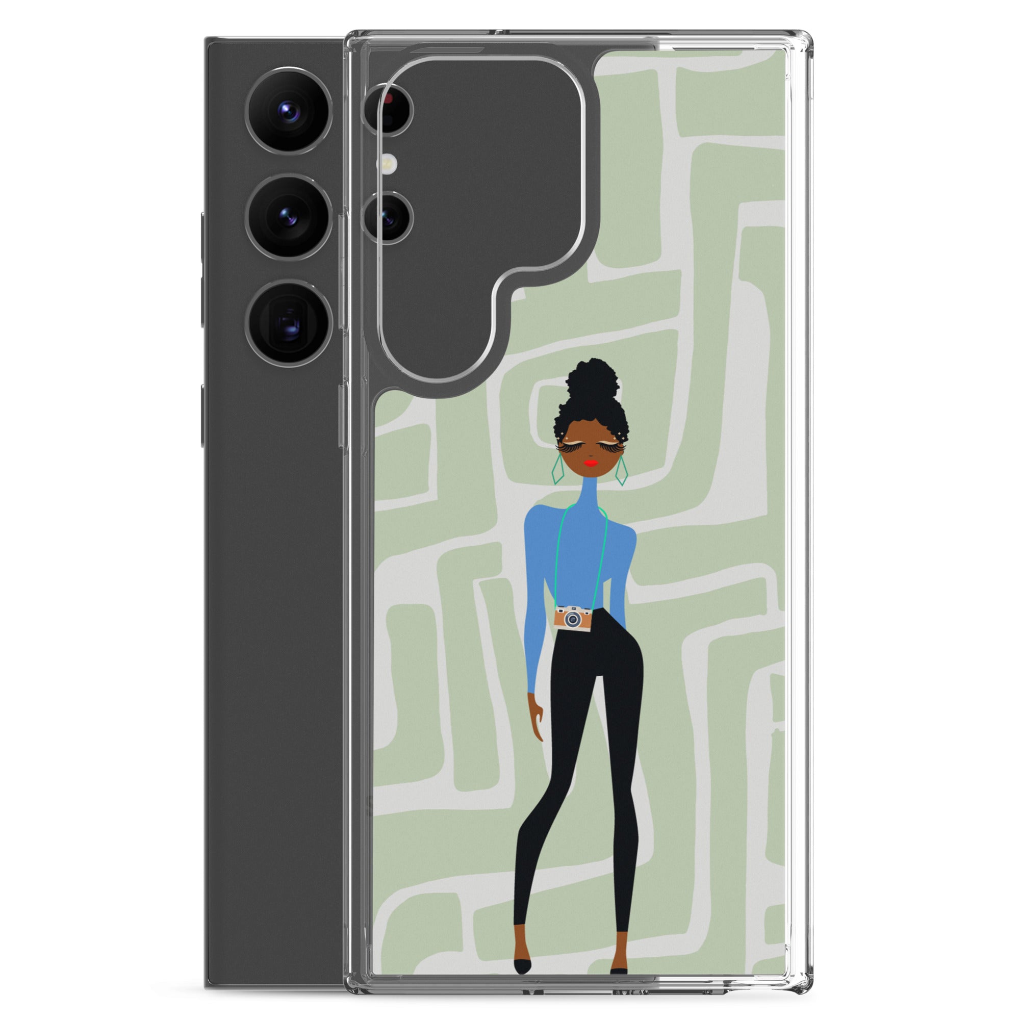 Bold Lashes Clear Case for Samsung®