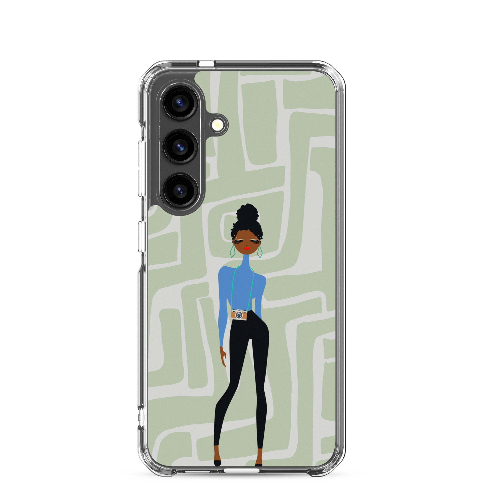 Bold Lashes Clear Case for Samsung®