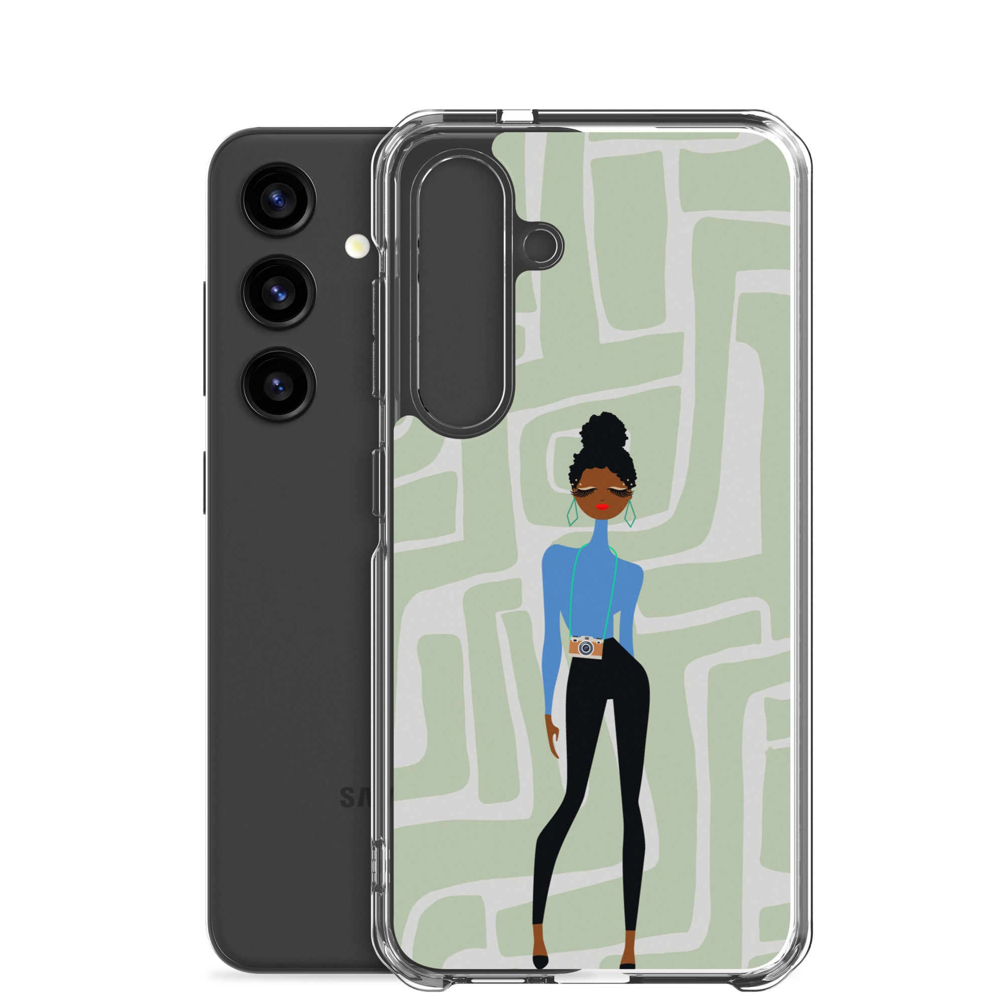 Bold Lashes Clear Case for Samsung®