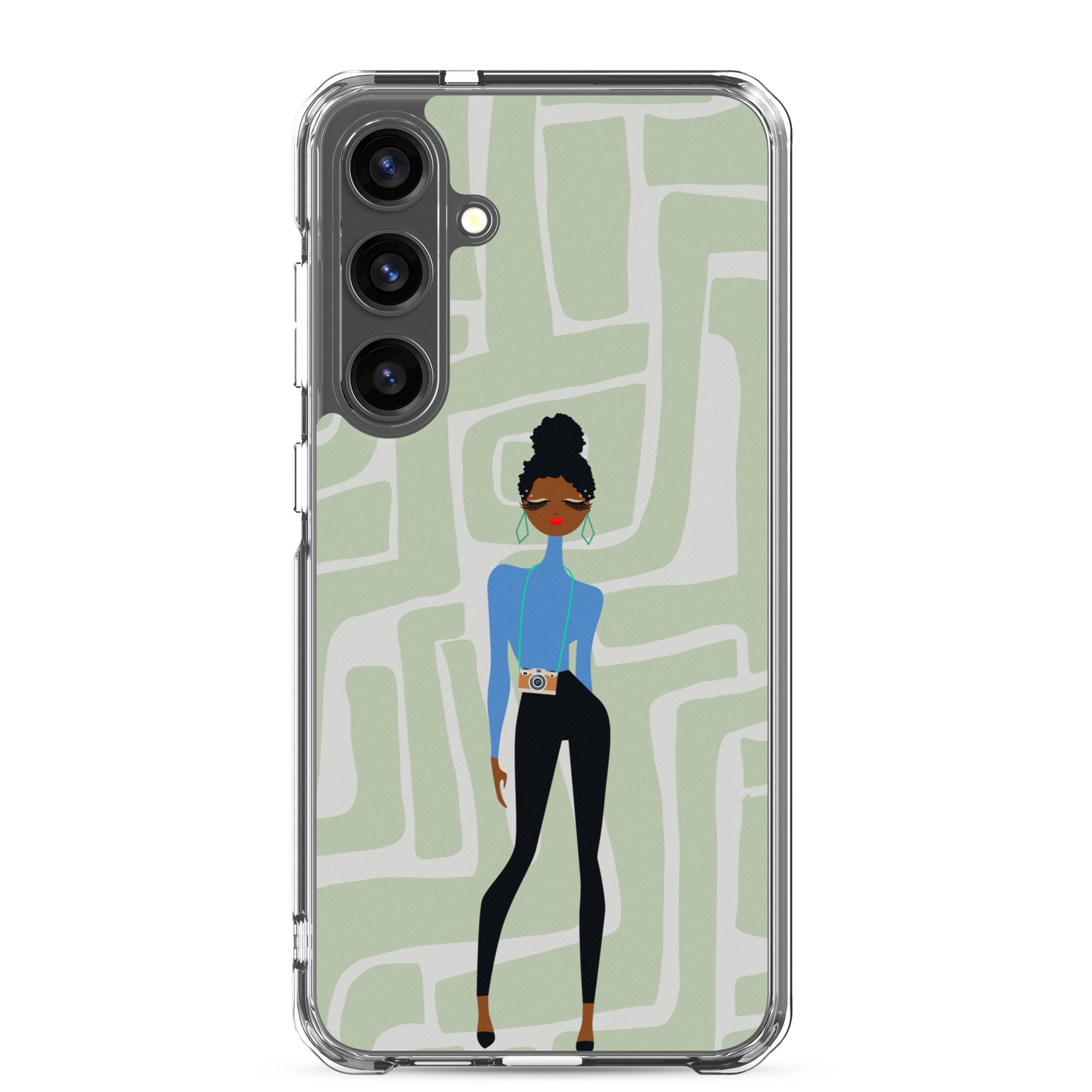 Bold Lashes Clear Case for Samsung®