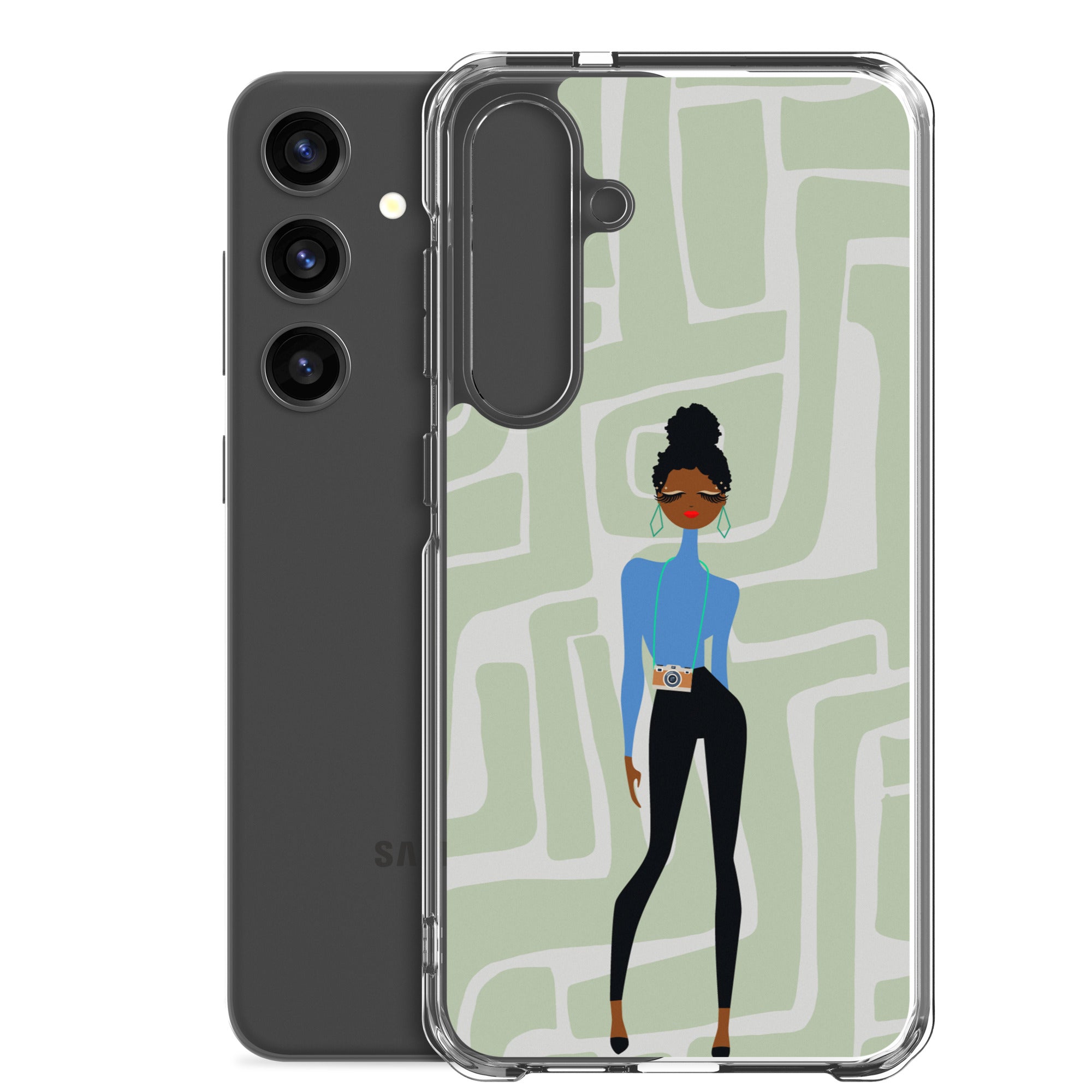 Bold Lashes Clear Case for Samsung®