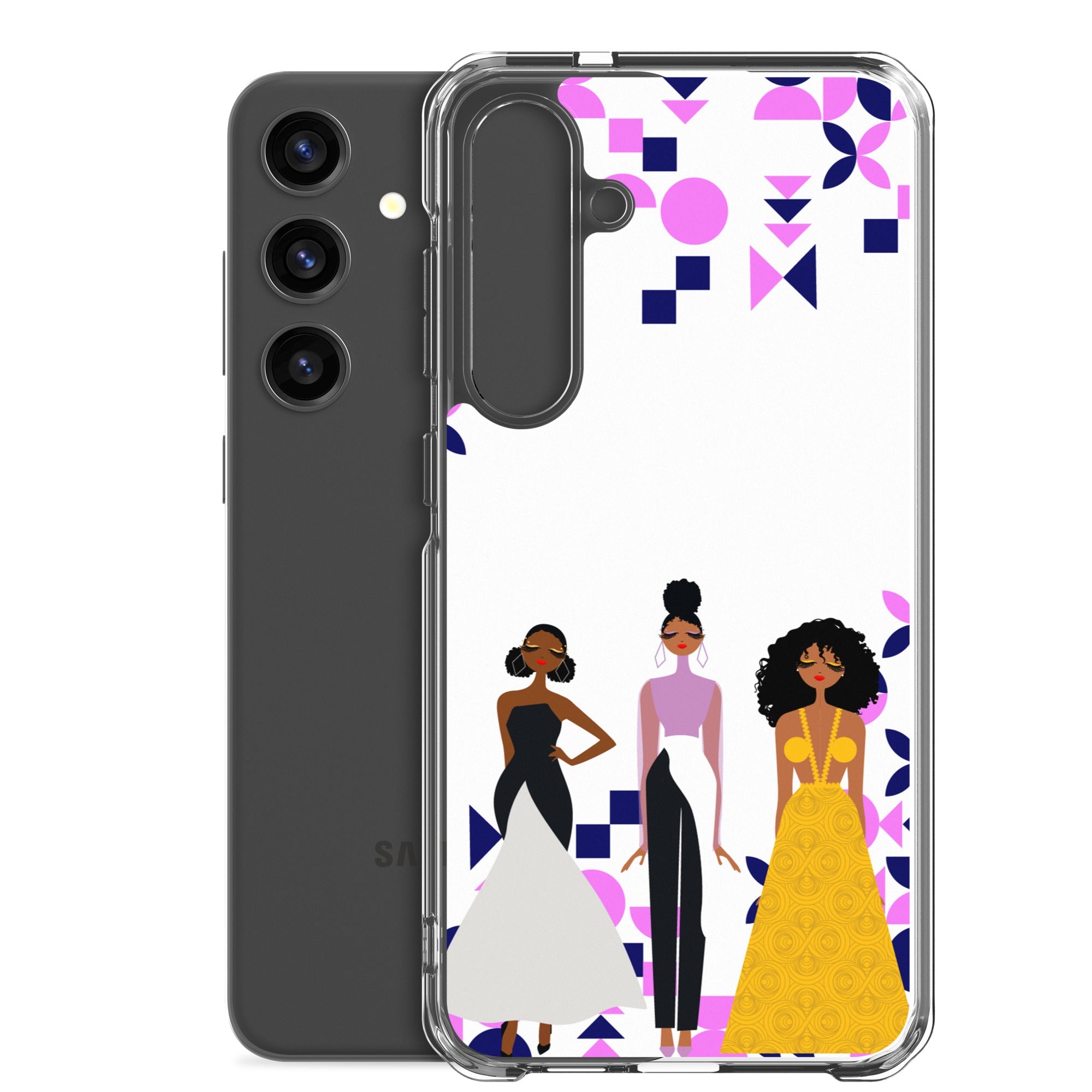 Triple Glamour Clear Case for Samsung®